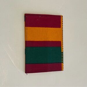 Handmade African Print Ankara Multicolor Bohemian Cotton Cardholder